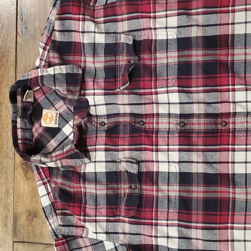 Men's Timberland‎ plaid flannel shirt